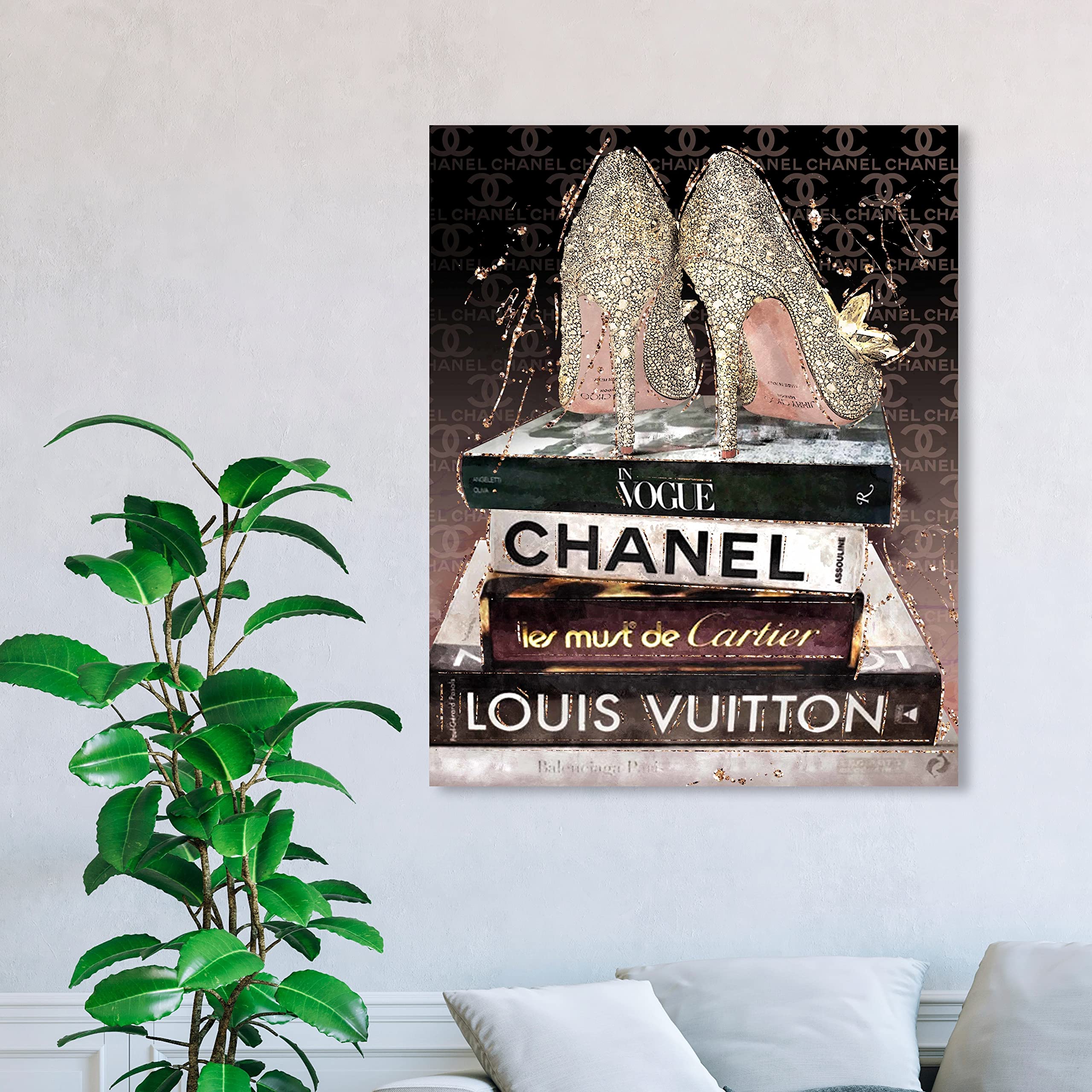 Amazon.com: Oliver Gal Fashion and Glam Contemporary Canvas Wall