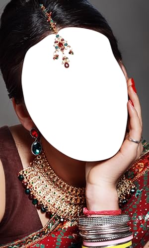 Montagem indiana da jóia do casamento