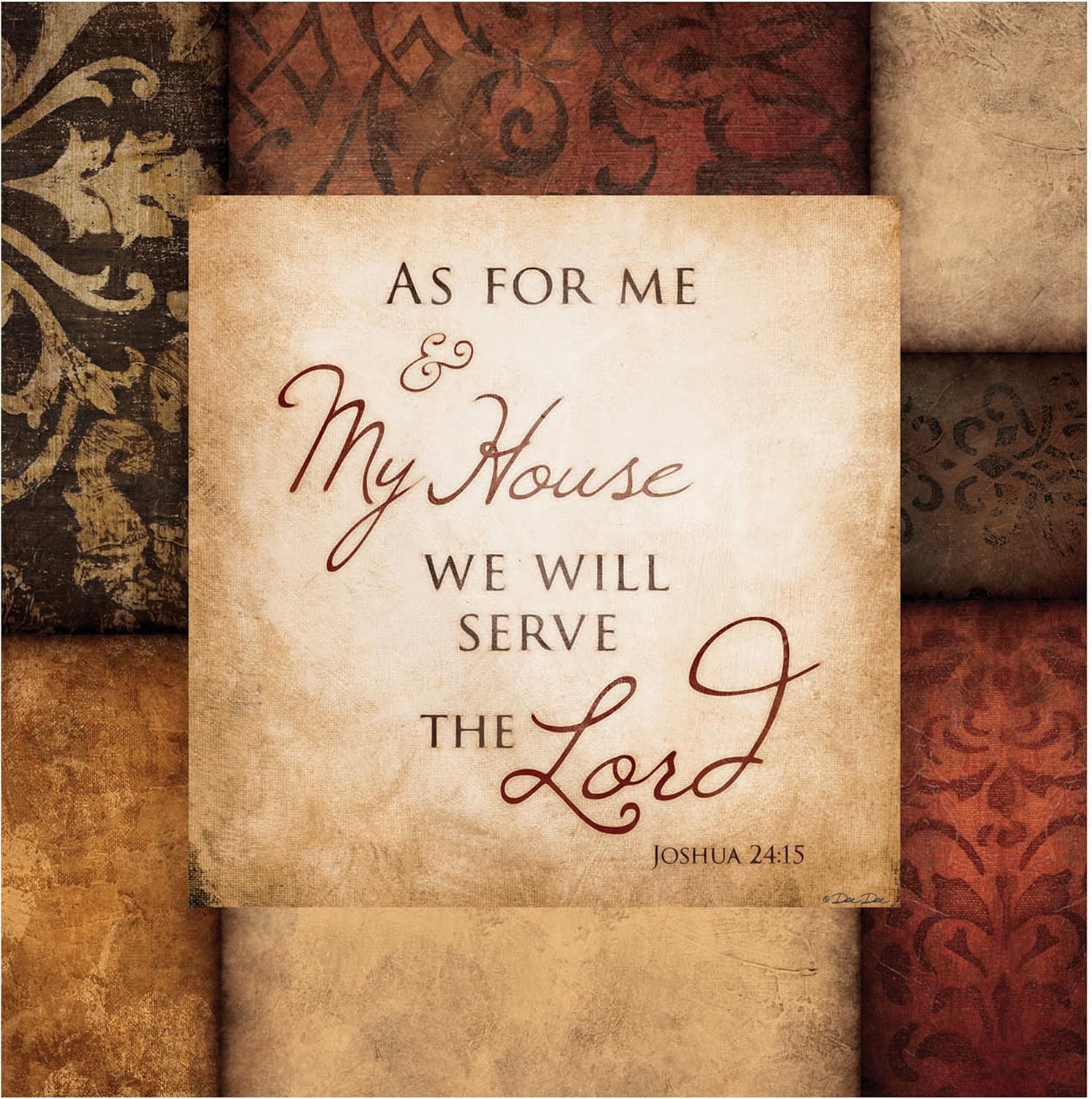 Thirstystone Drink Coasters, All Natural Stone with Non-Slip Cork Backing, Drink Absorbent & Protects Table, Home Accessories, Serve the Lord (Set of 4), Multicolor