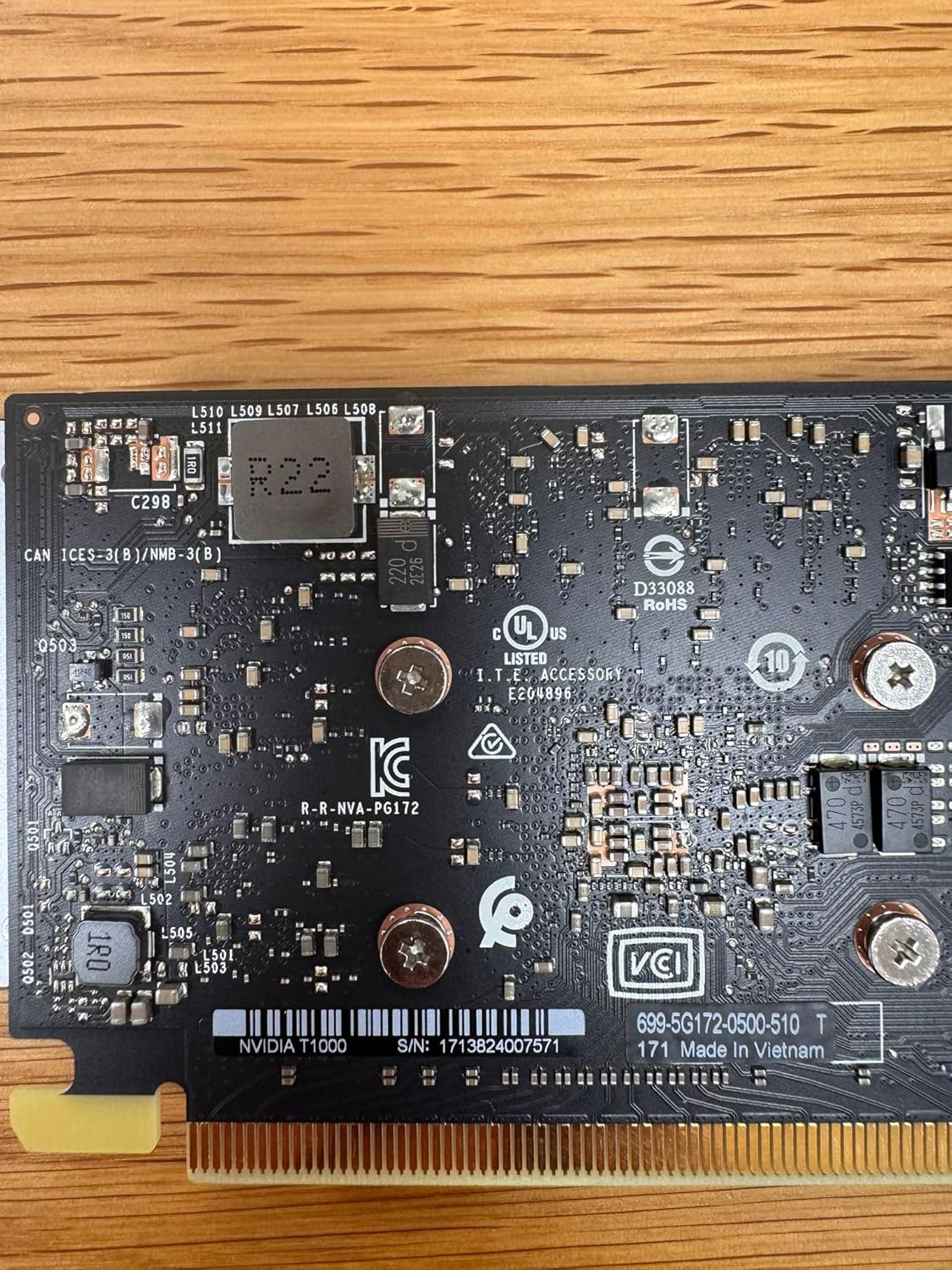 PNY Quadro T1000 4GB GDDR6 Graphics Card - Bulk Packing