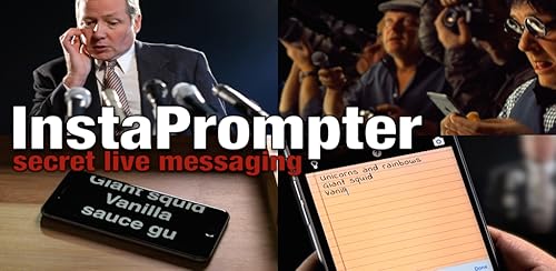 Backstage Teleprompter - Segredo Vivo Messaging para Teatro e Televisão