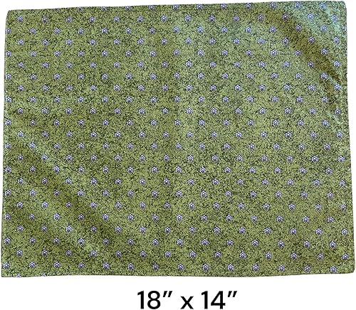 Miniatura 3 de French Provence - Juego de 2 manteles individuales 100% algodón recubierto de acrílico, reversible, 18 x 14 pulgadas, ideal para todos los días o