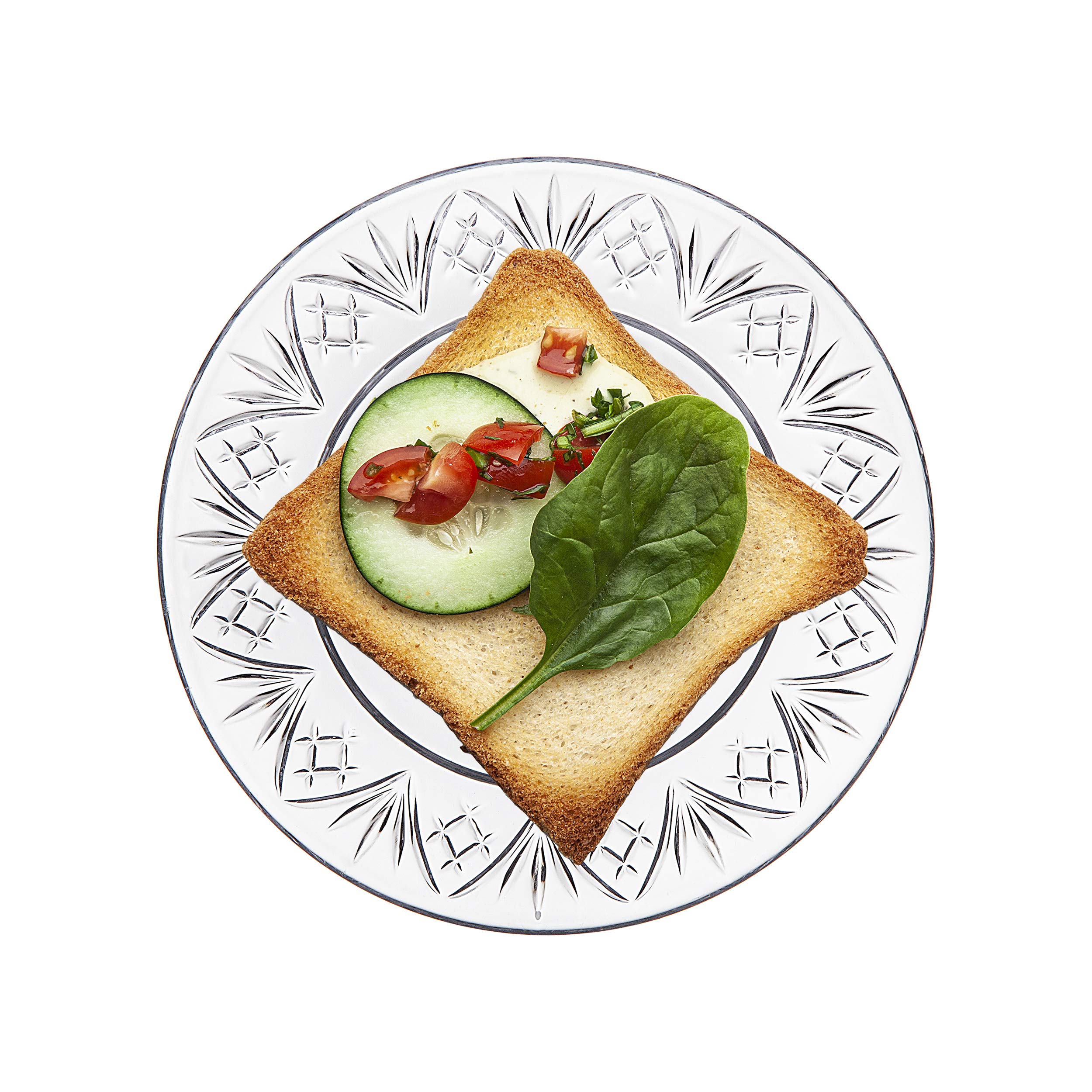 Buy Godinger Appetizer Plates Dinnerware Set, 6inch Dublin Collection