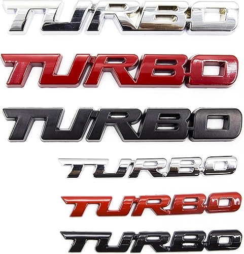 Miniatura 4 de 2 calcomanías de metal pequeño y grande para guardabarros laterales, para maletero y automóvil, motocicleta (negro mate) y negro brillante (pequeño))