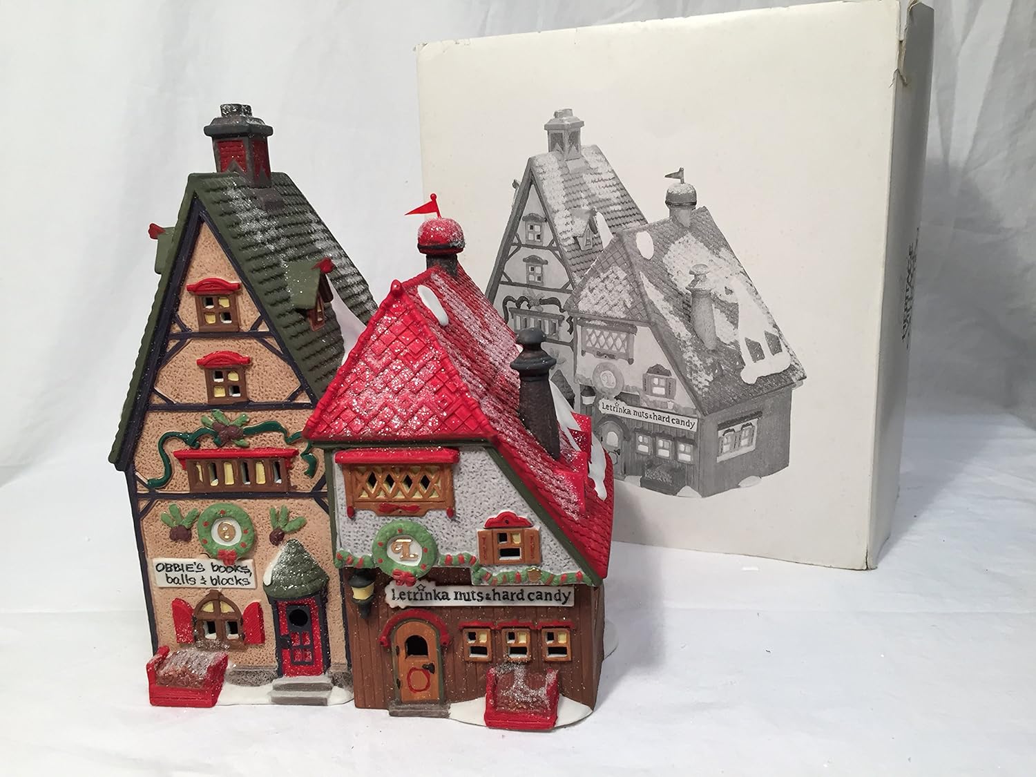 DEPARTMENT 56 North Pole Village OBBIE'S BOOKS & LETRINKA'S CANDY