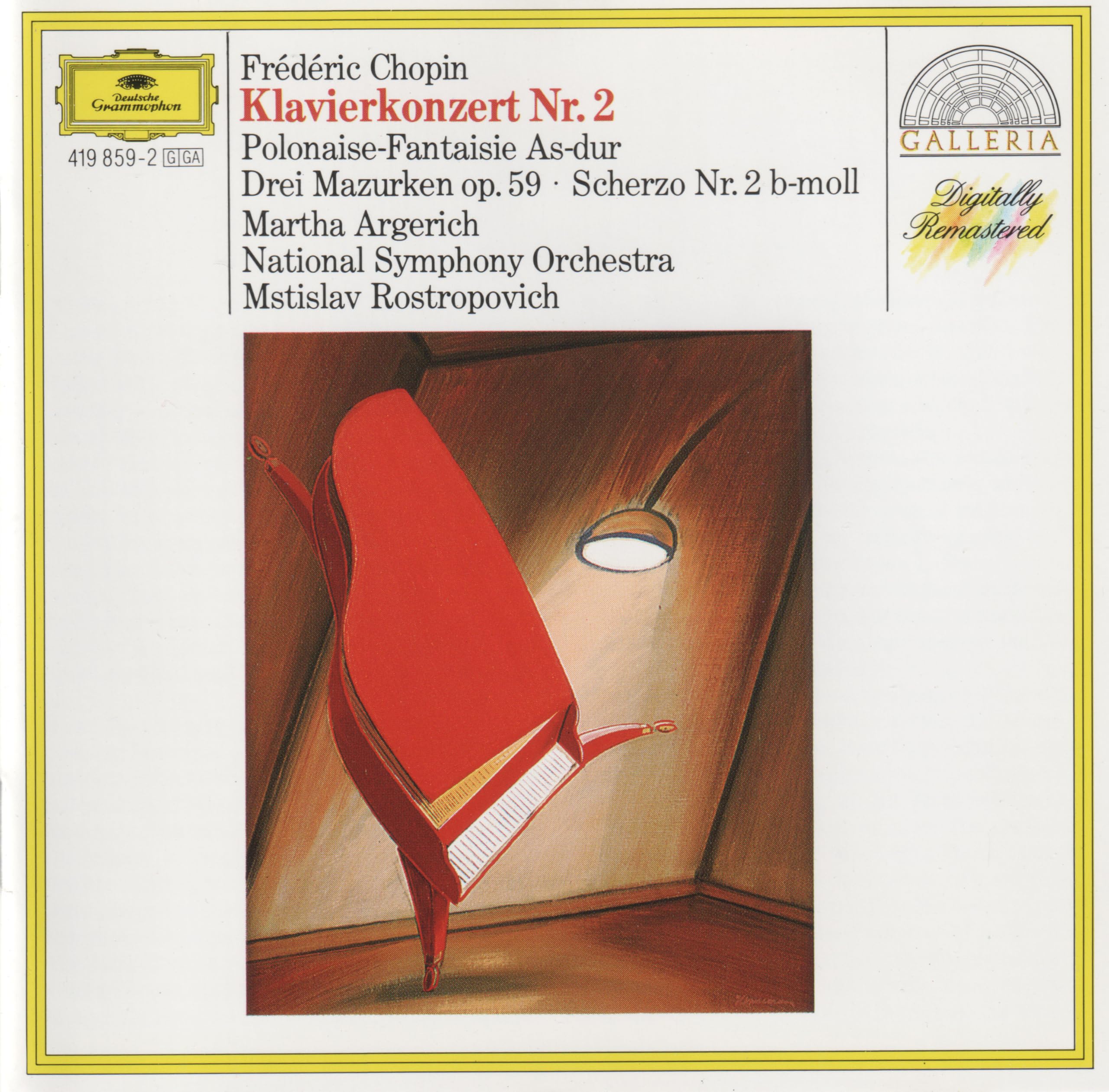 Piano Concerto No. 2 [Audio CD] Chopin, Frederic and Mstislav Rostropovich