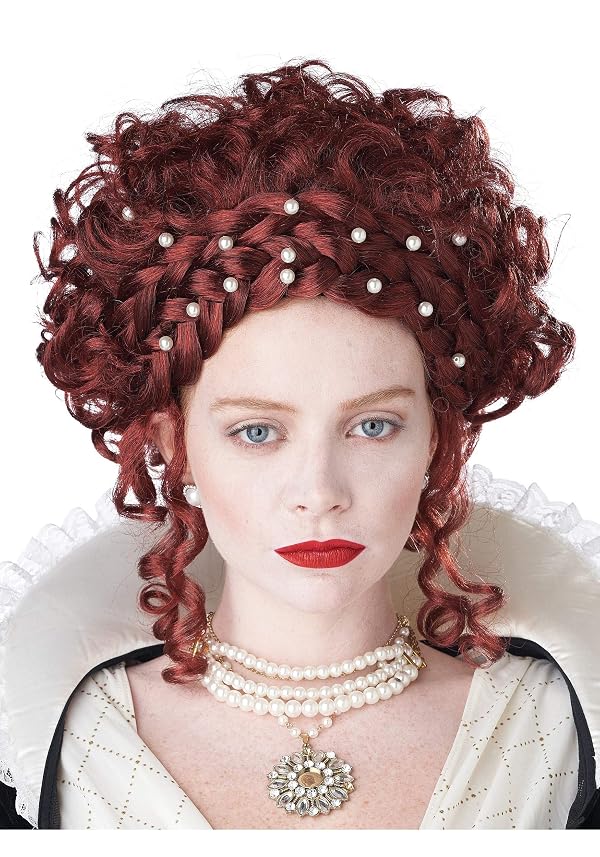 California Costumes, Elizabethan Lady Wig by California Costumes - Used condition - US$21.31