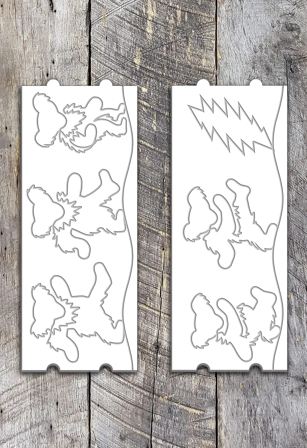 Groovy Patterns Dancing Bears Patchwork Quilt Pattern - Long Arm Board Sewing Patterns - Quilting Templates Sewing Supplies