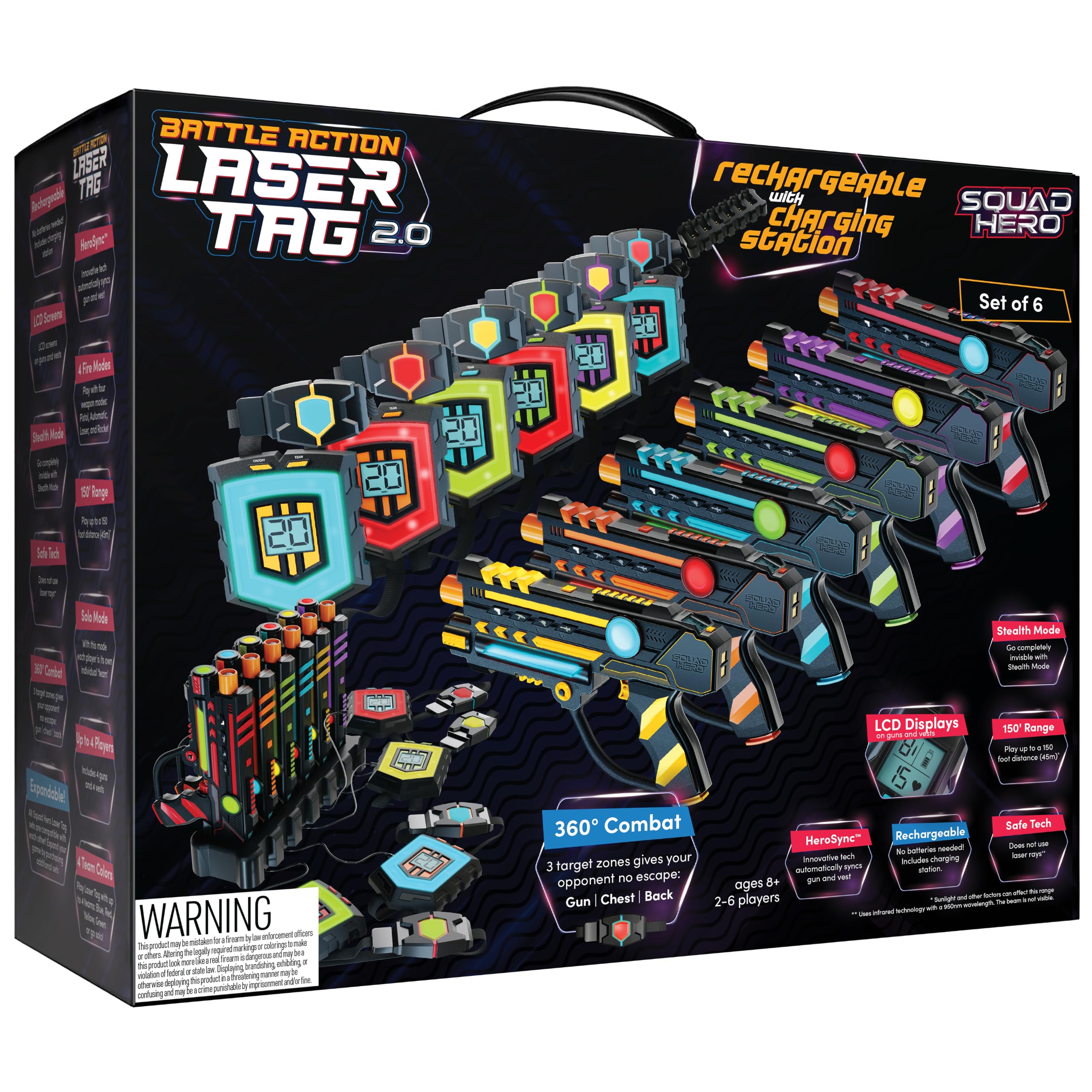 Photo 1 of Squad Hero Rechargeable Laser Tag Set