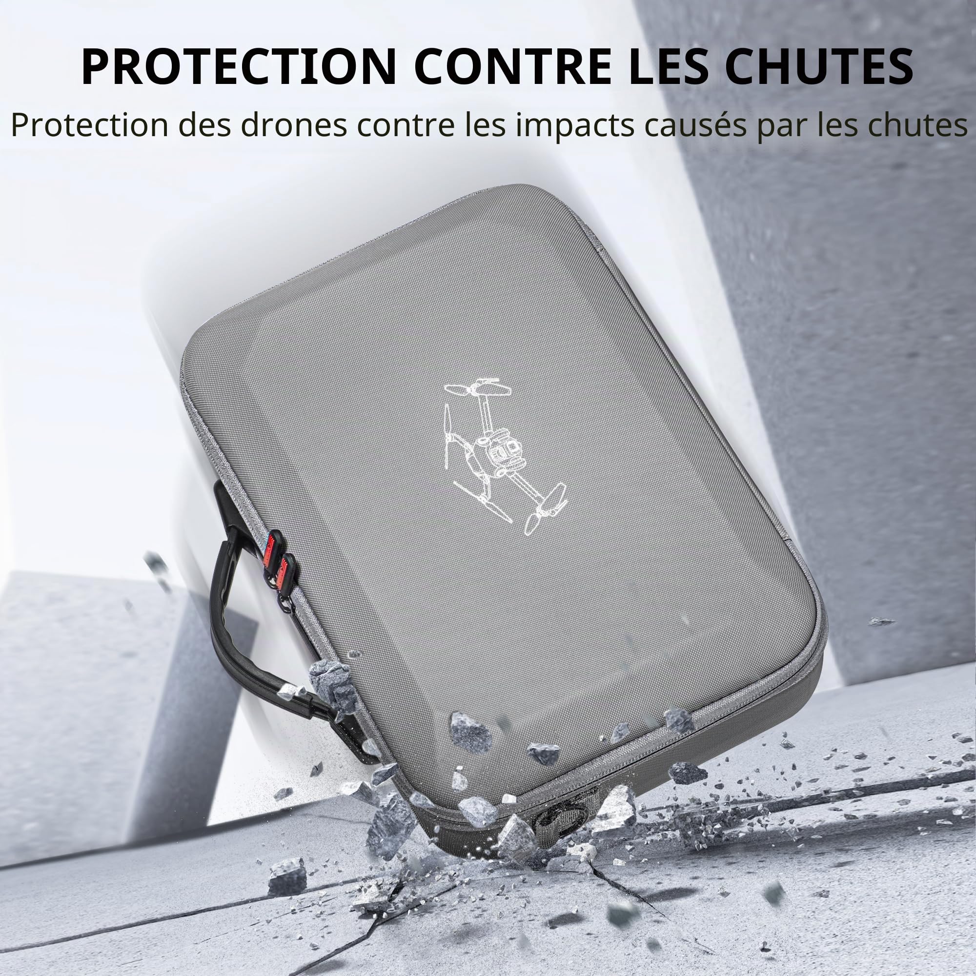 STARTRC Mini 3 Sac de Voyage Portable pour DJI Mini 3/4 Pro Fly More Combo Étui pour Manette DJI RC 2/RC Controller