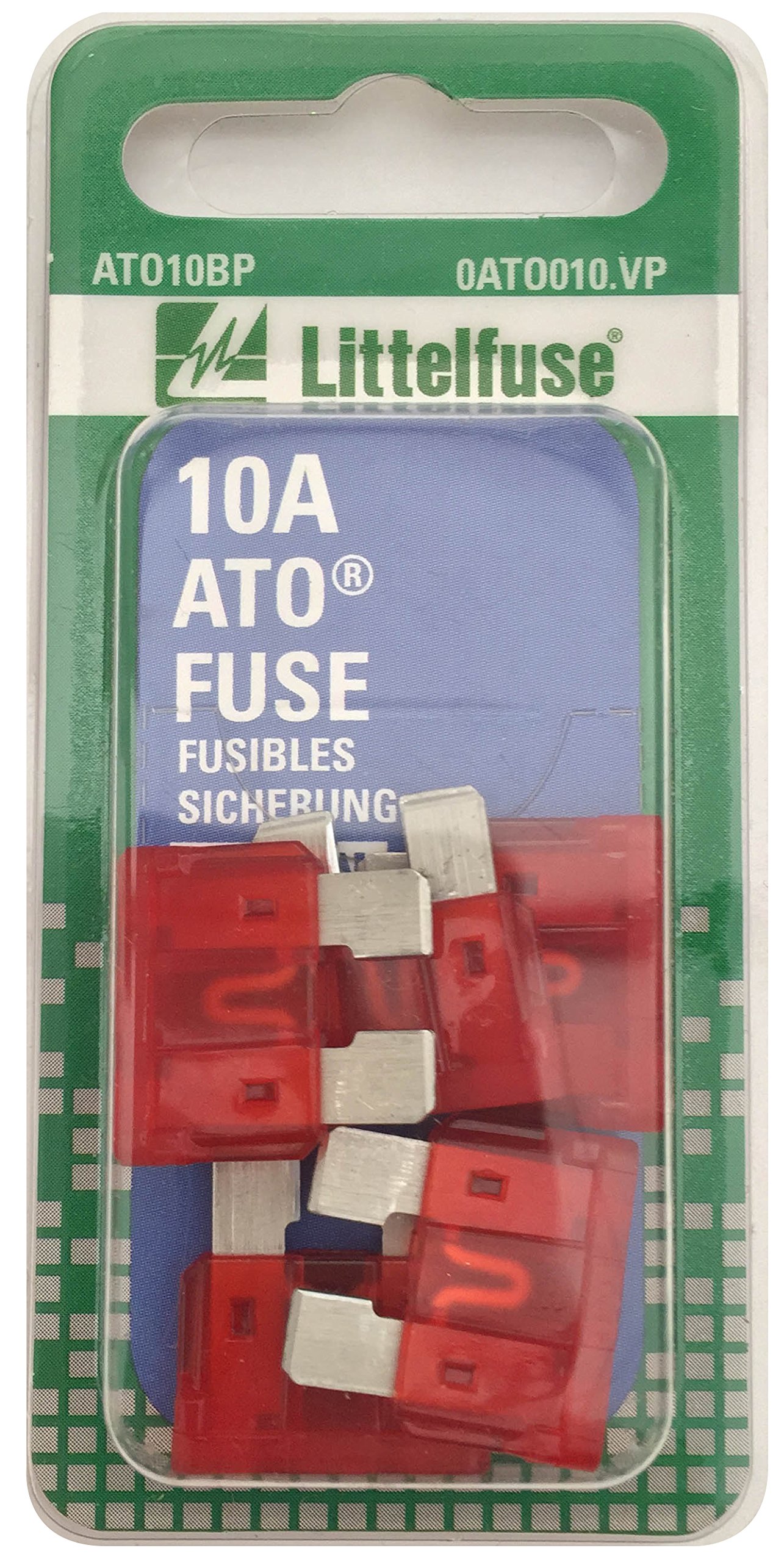 LittelfuseATO10BP 10A ATO Fuse, (Pack of 5)