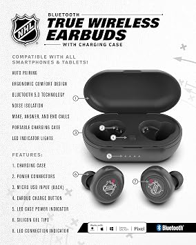 SOAR NHL Unisex True Wireless Earbuds