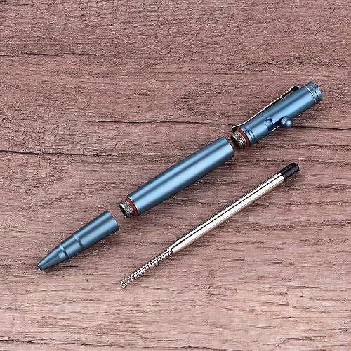 Miniatura 5 de SMOOTHERPRO Bolígrafo de acción de titanio con perno equilibrado, compatible con Parker Recambio de acero inoxidable duradero para EDC Pocket