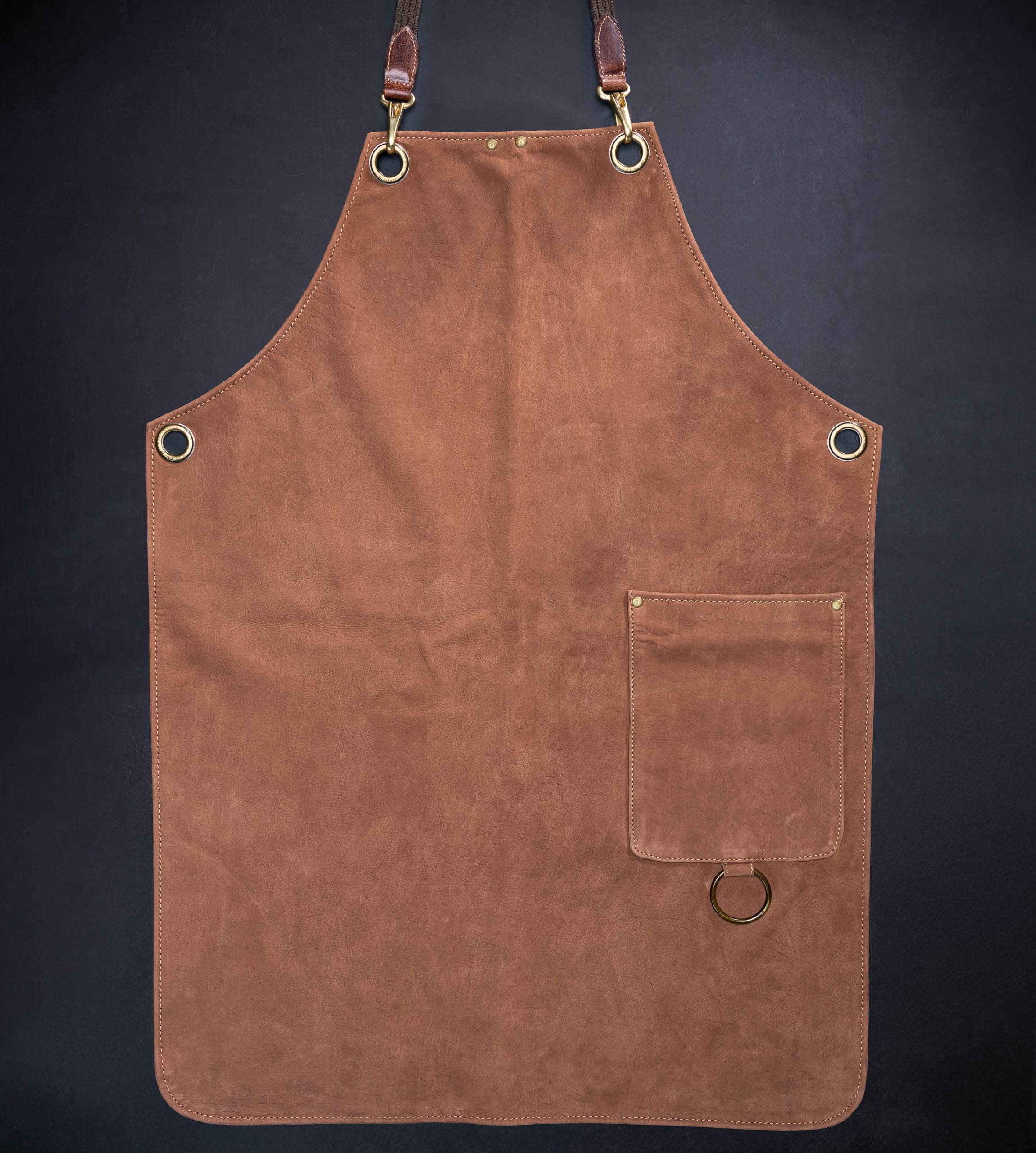 Angus Stoke Eric - Delantal de piel para barbacoa