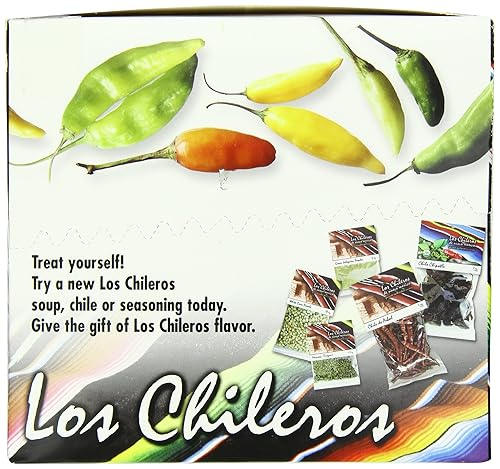 Los Chileros Chile Chipotle Mora, rojo oscuro entero, 1 onza (paquete de 6)