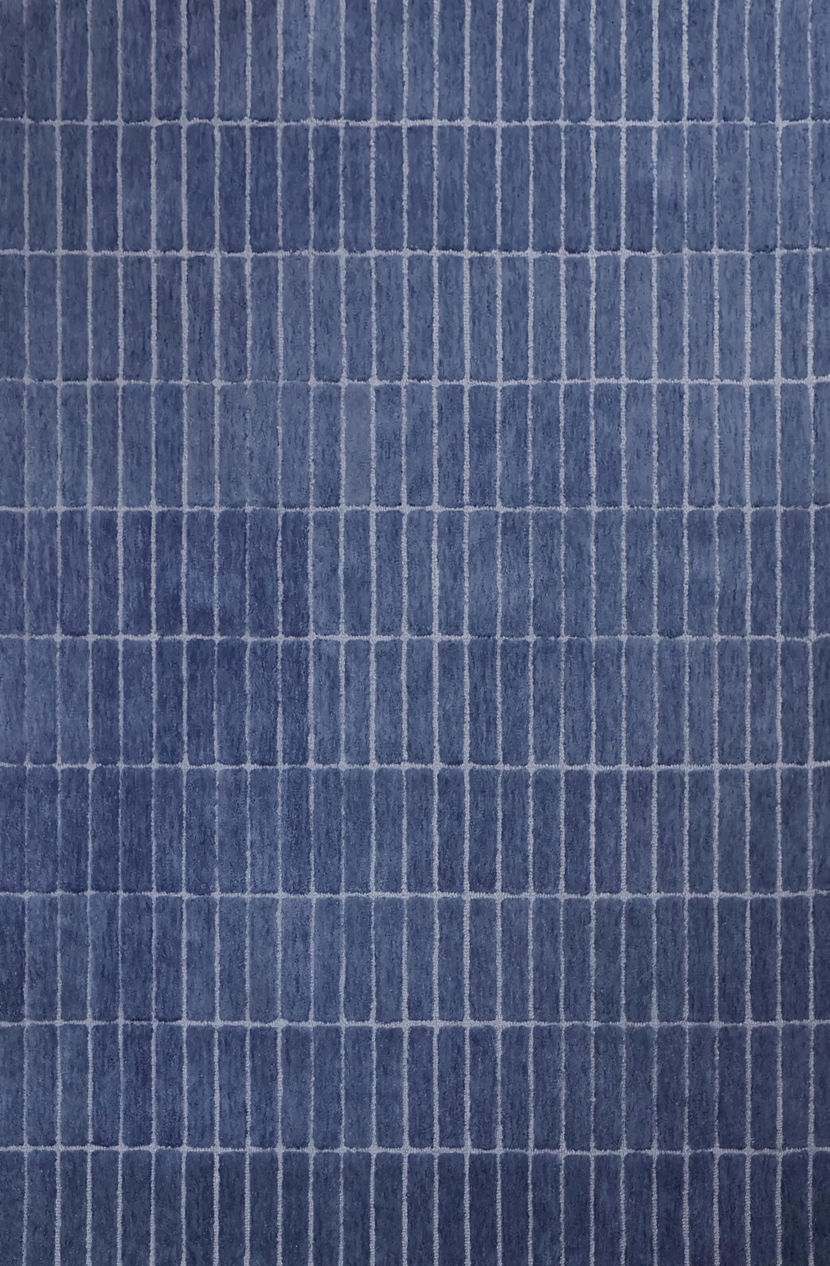 HandTufted Wool Area Rug - Modern Geometric Pattern with Space-Dyeing Effect, Soft Plush Wool Carpet for Living Room, Bedroom, Dining Room & Entryway