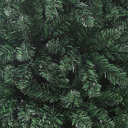 Miniatura 7 de MUPATER Árbol de Navidad artificial preiluminado de 7.5 pies, con soporte de metal, luces blancas cálidas, decoración navideña para oficina, hogar,