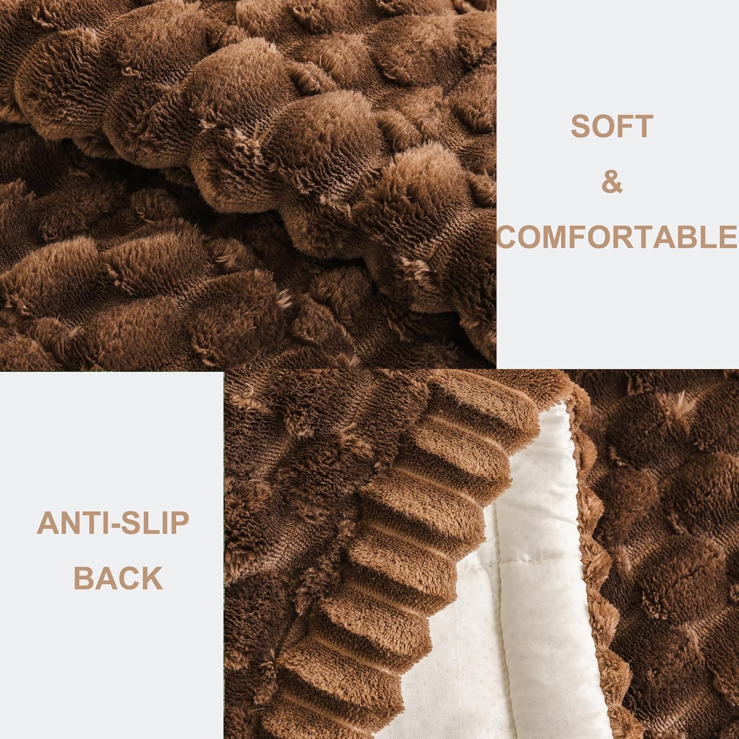Mivnue Pet Couch Cover Dogs Washable Sofa Protector Non Slip Fuzzy Couch Pads Pet Friendly Dog Mat for Couches and Sofas