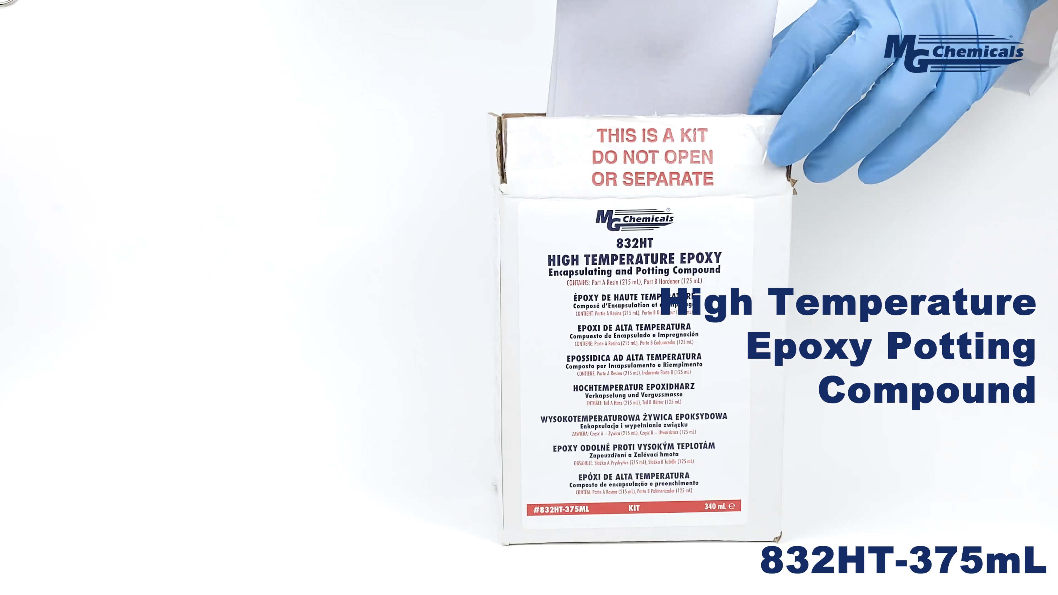 MG Chemicals - 832HT-375ML 832HT High Temperature Black