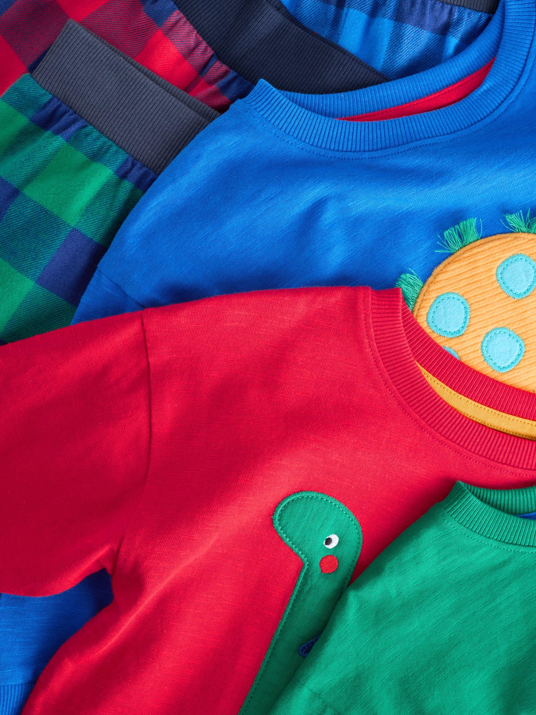 NEXT Niños Pack de 3 Pijamas de pantalón Largo Tejidos con Cuadros