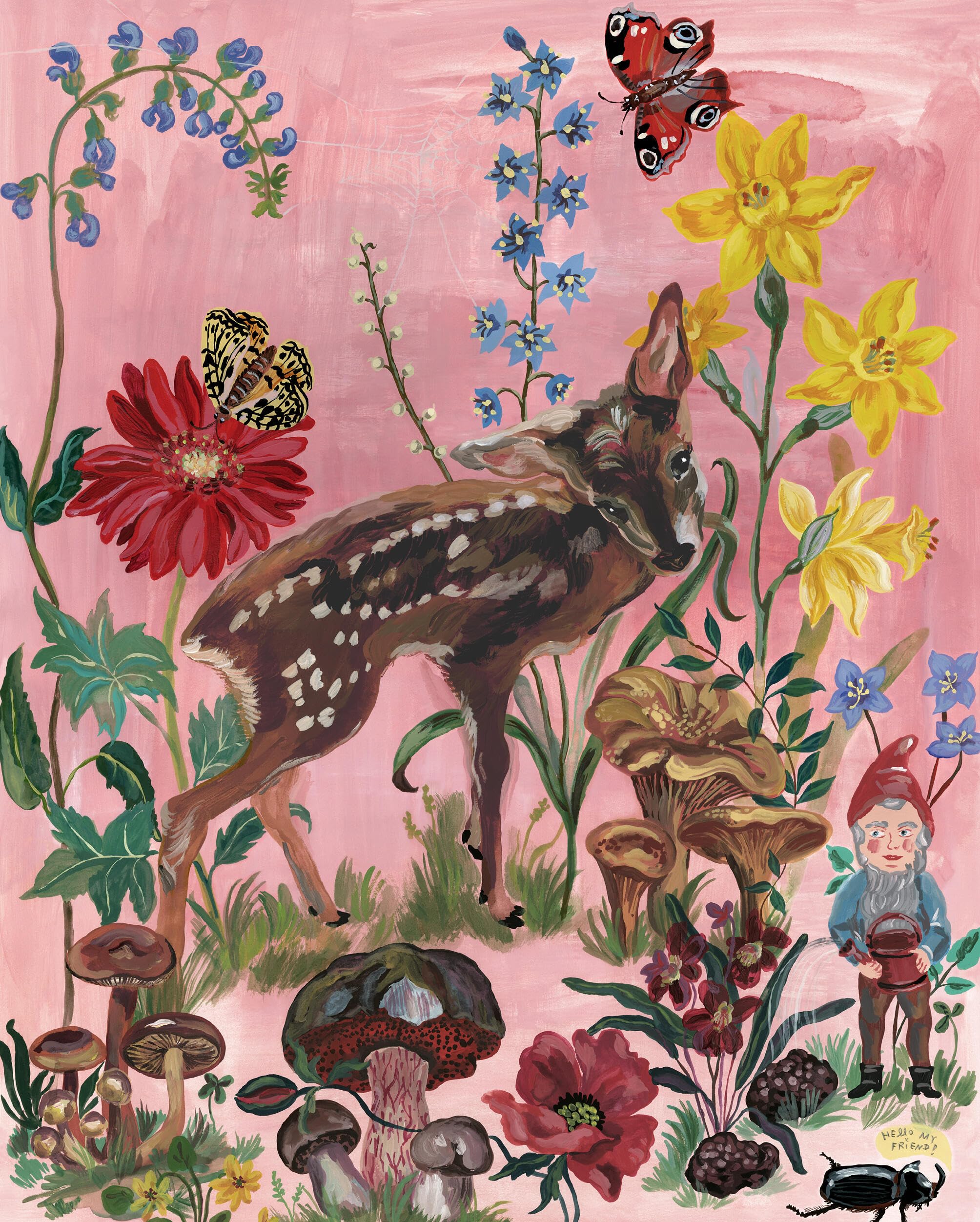 Amazon | Nathalie Lété: Bambi 1,000-Piece Puzzle | ジグソーパズル