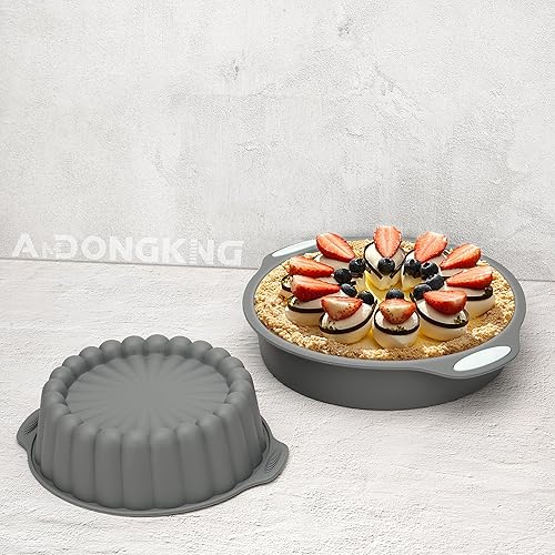 Miniatura 4 de Molde de silicona para tartas, molde redondo para pastel de Charlotte, molde para hornear para queso, chocolate, pastel de arcoíris, pastel de