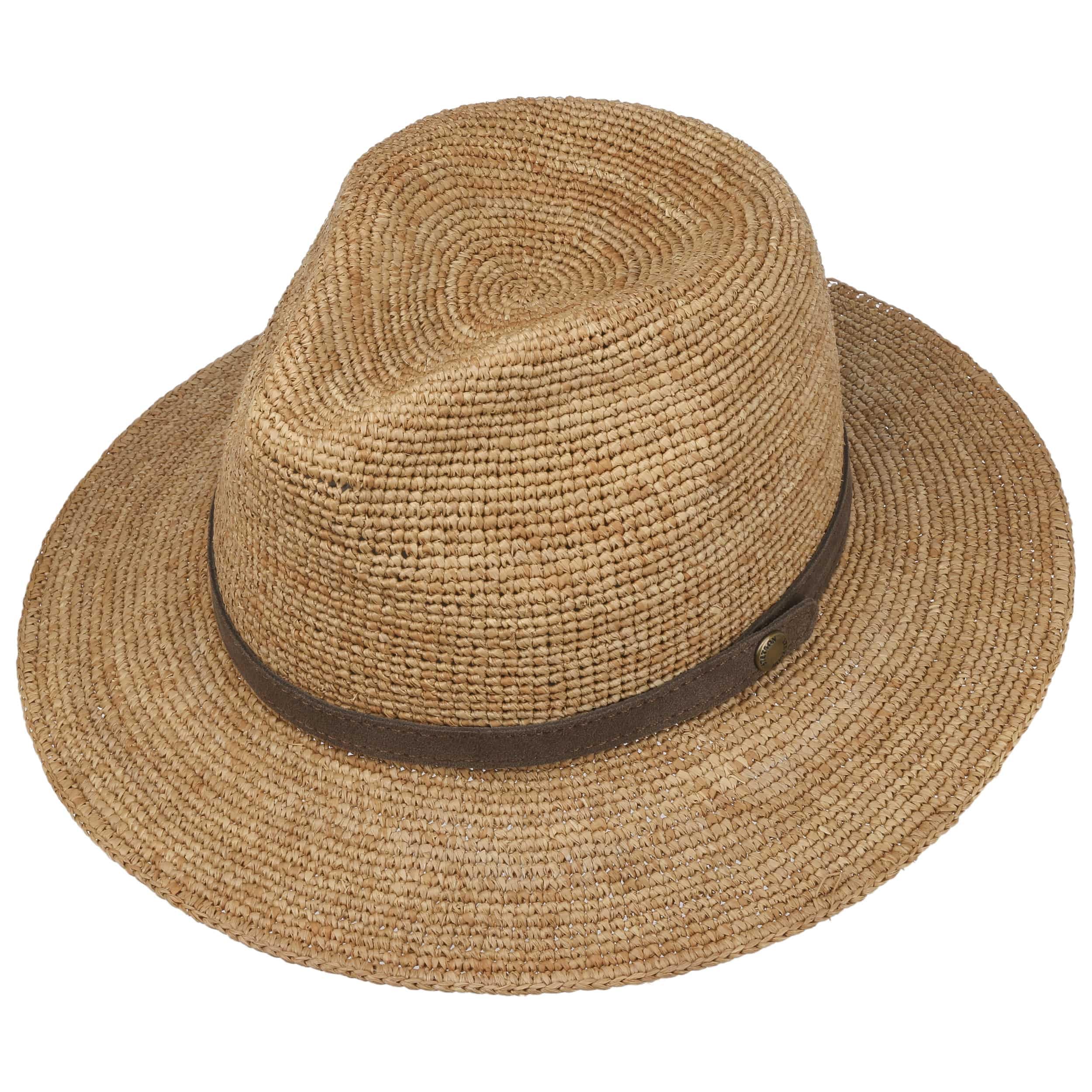 Stetson Crochet Rollable Traveller Strohhut Made in France Unisex Sommer