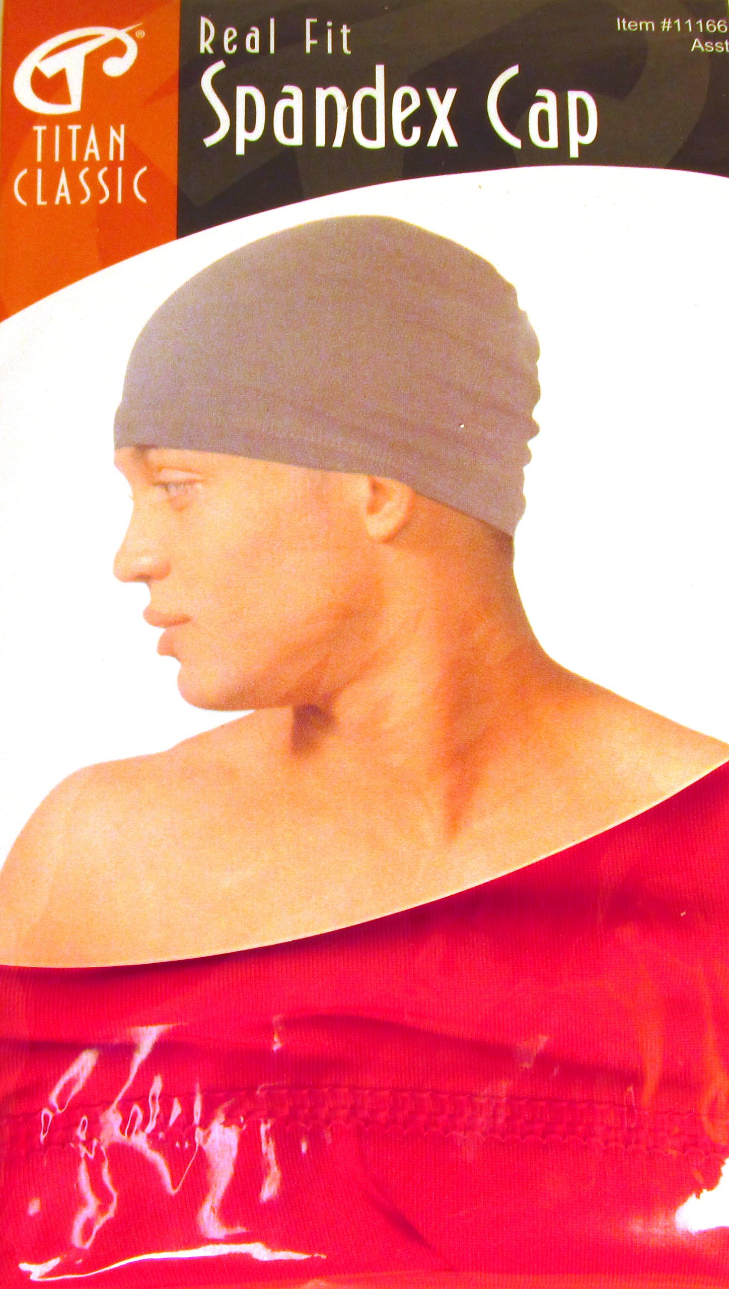 Titan ClassicReal Fit Spandex Cap Red #11166 by Titan Classic