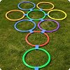 Apartment Hopscotch Ring Game Set 22 Pieces - Kindergarten and Outdoor Garden Activity Training Circle 27 Cm