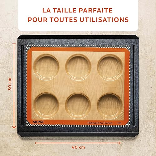 Miniatura 79 de Silpat Los moldes originales para hornear Mini-Brioche Caramelo y Naranja