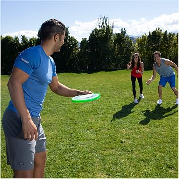 Aerobie Superdisc: Dog Flying Disc, Blue, Green, Pink, Yellow, 10 Inches