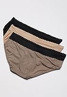 Vista 2 de Warner's Paquete de 3pantaletas hípster Blissful Benefits que no forma rollitos, para mujer