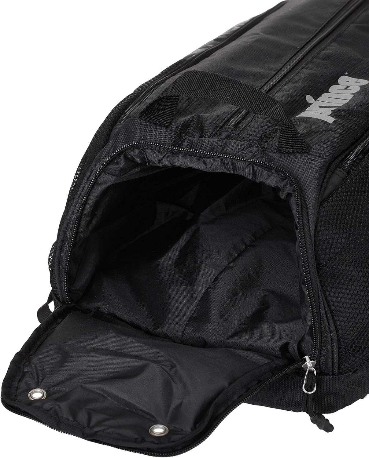 Prince Tour Backpack Dufflepack Racquet Bag (Black/Silver) : Sports & Outdoors
