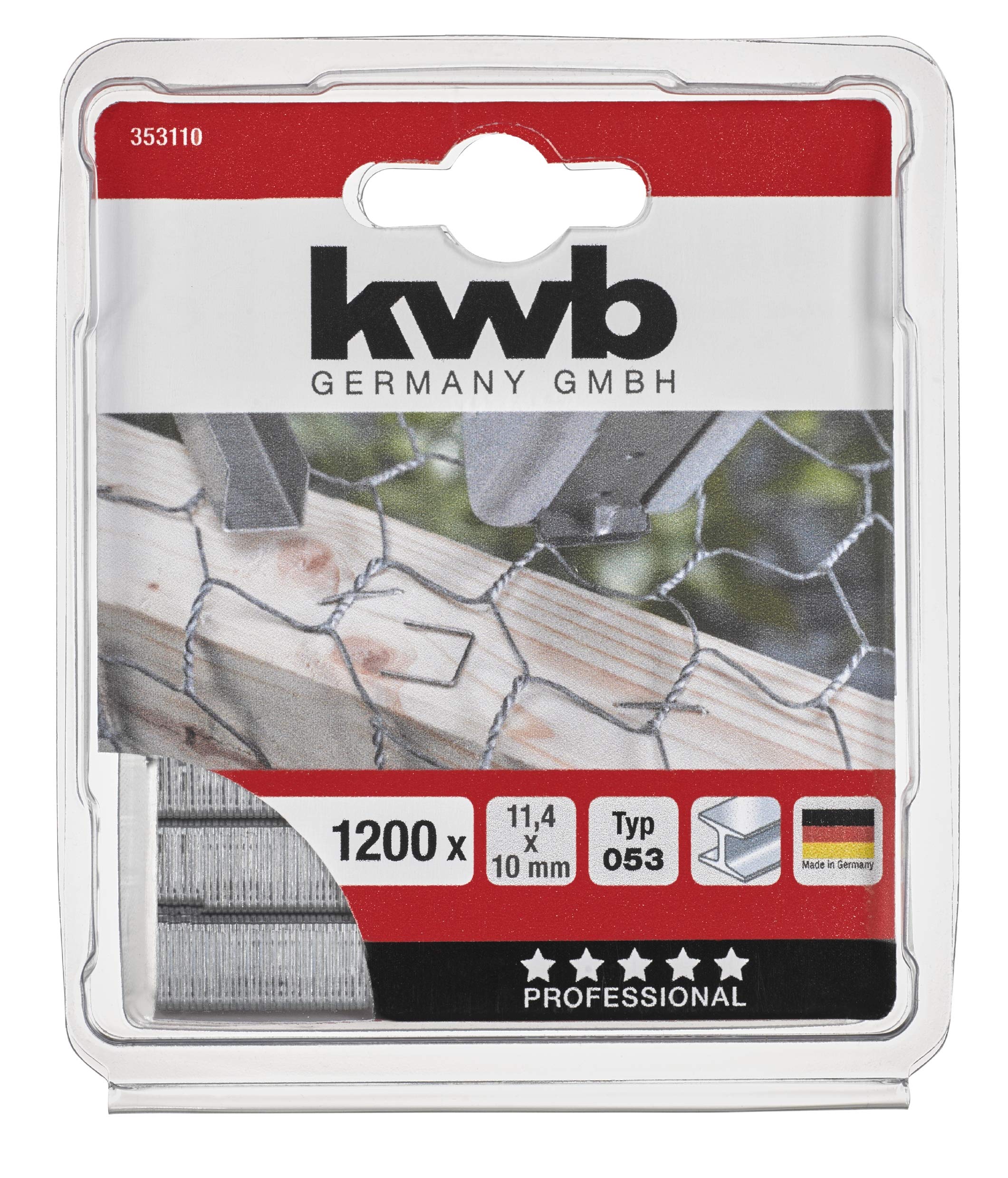 Graffette A Filo Fine Kwb 353-110 - 10 Mm Con Punta A C - Foto 11