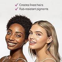 Vista 7 de wet n wild Lápiz definidor retráctil de cejas definitivo, color gris pardo, cepillo de cejas de doble cara, punta fina, forma, define, rellena