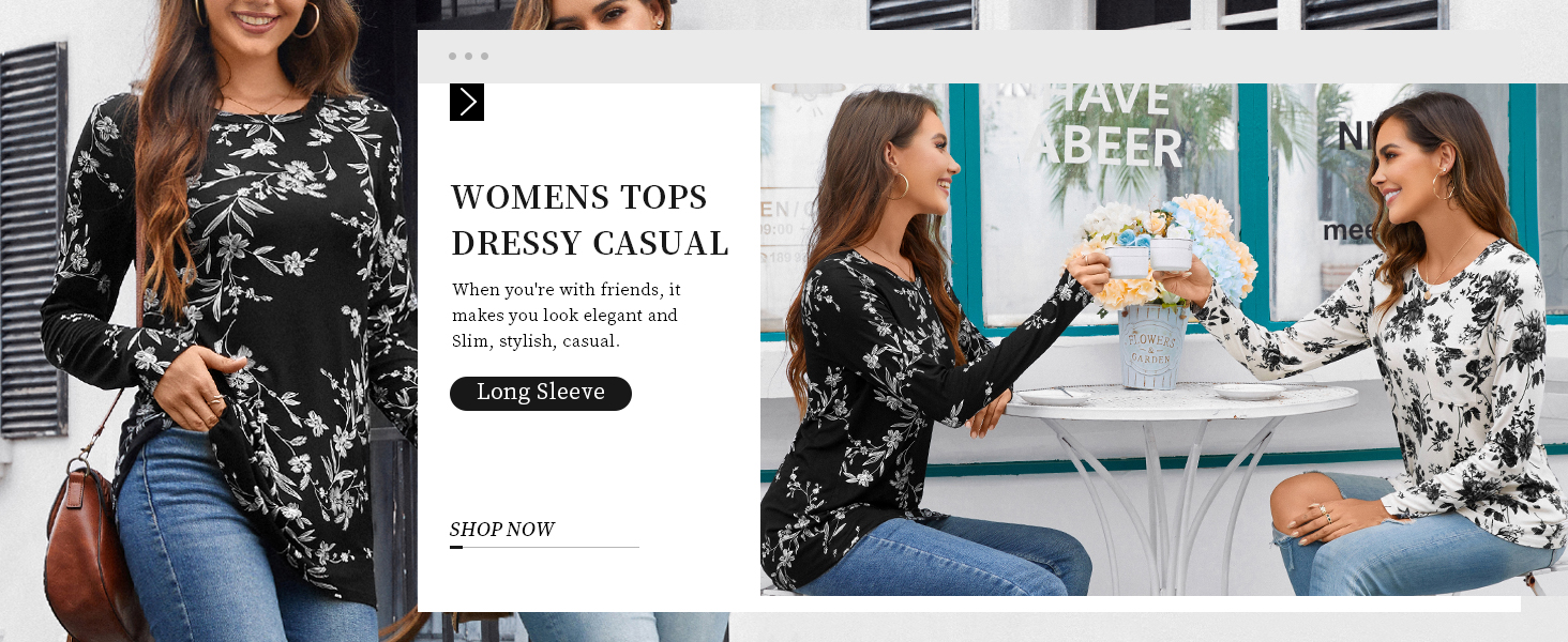 Yihaojia Women's Long Sleeve Crewneck Tunic Top - Loose Casual Blouse For Fall & Winter 2025 - View #3