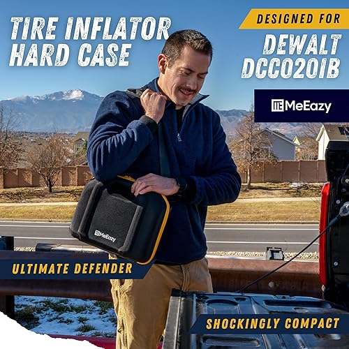 Miniatura 2 de DEWALT DCC020IB - Funda de almacenamiento rígida para inflador de neumáticos con compresor de aire máximo de 20 V, almacenamiento protector