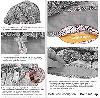 Vista 3 de GUOER Sombrero Bouffant Gorra Talla única Multicolor