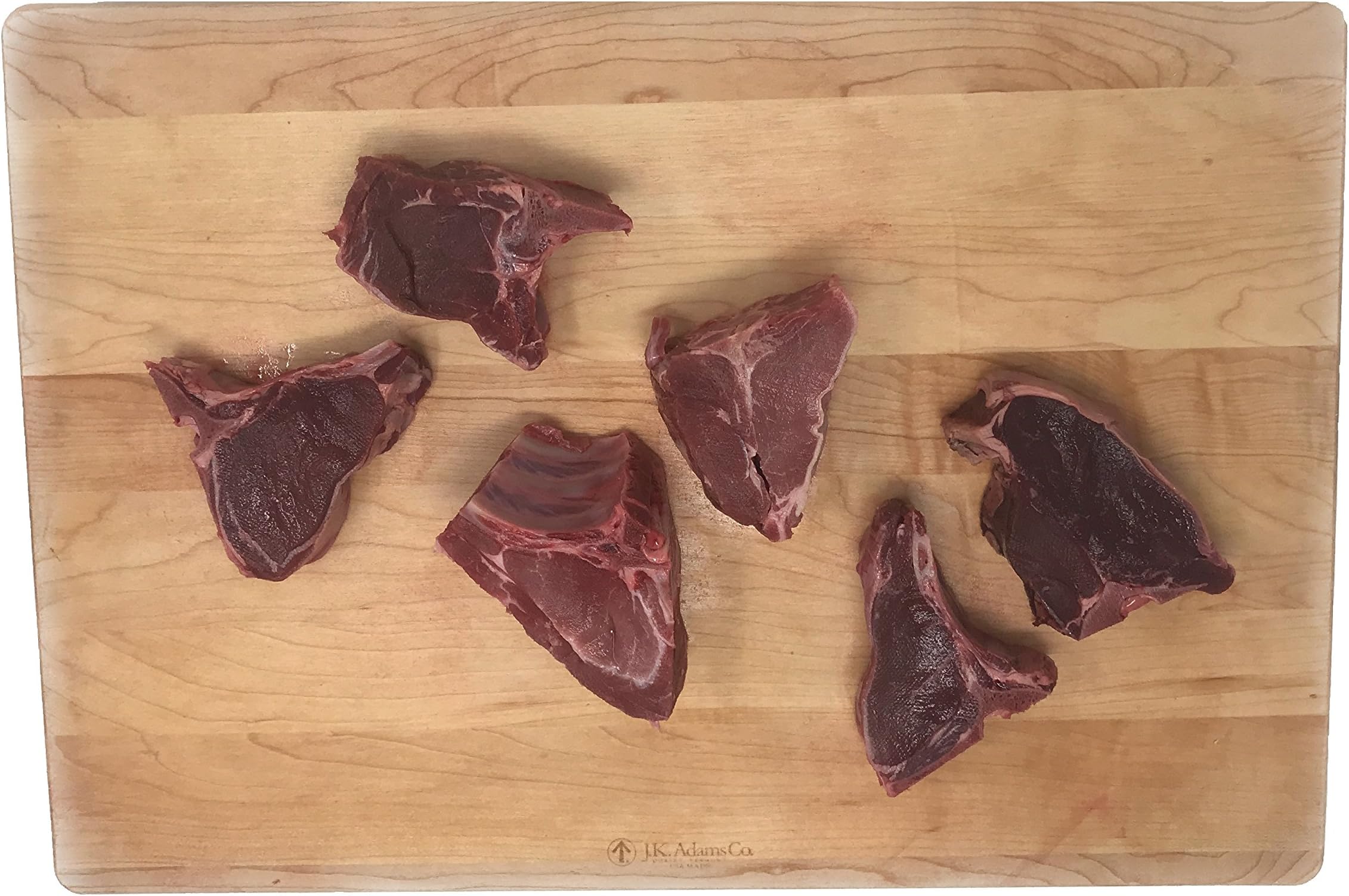 Wild Game Variety Steak Pack: 100% All-Natural Pack of Elk Chops, Venison Chops, and Wild Boar Chops - with no Growth Hormones or Antibiotics - USDA Tested - 2 of each Steak (6 Count)