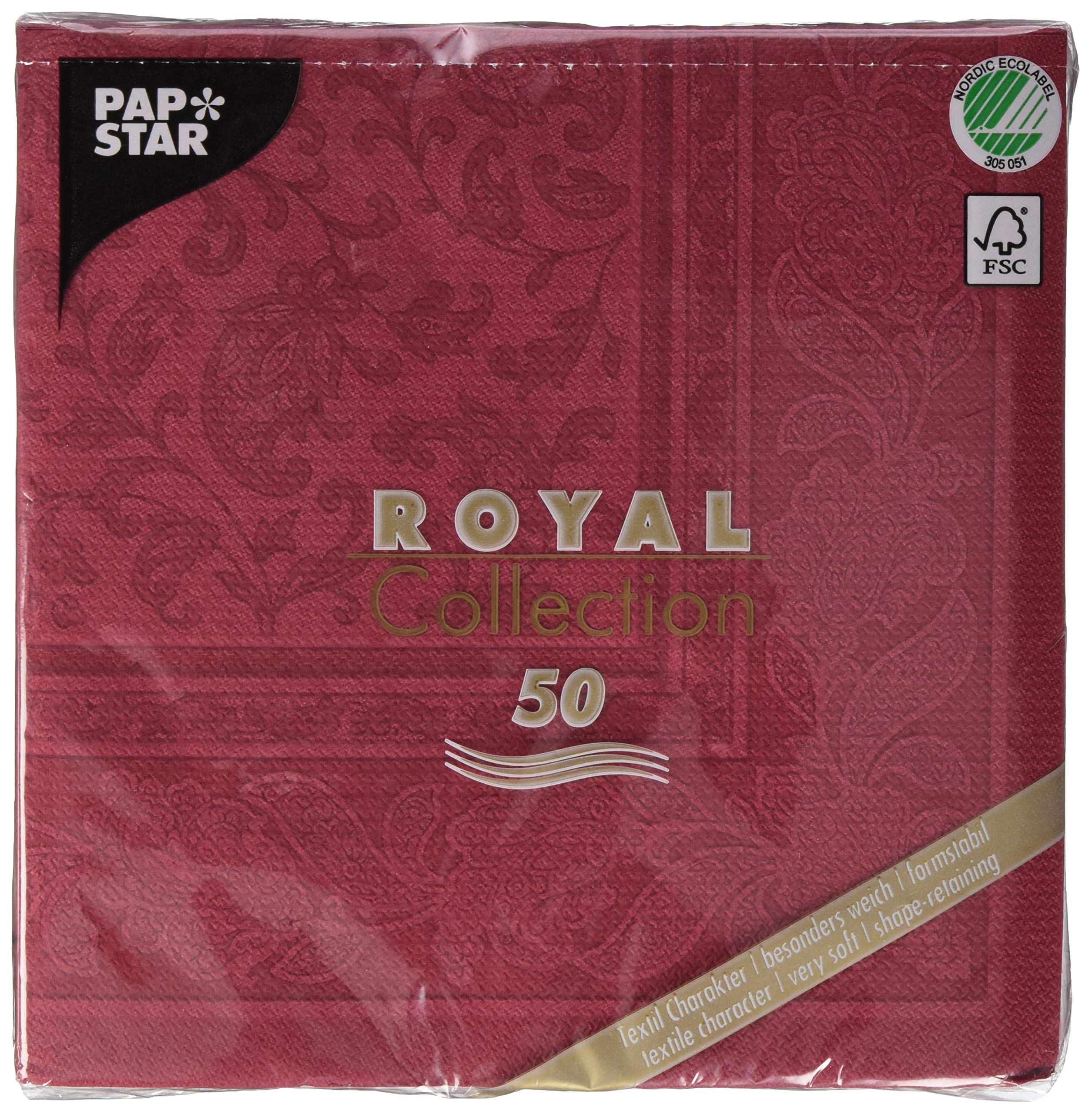 50 Servietten ROYAL Collection 1/4-Falz 40 c x 40 c dunkelgrün