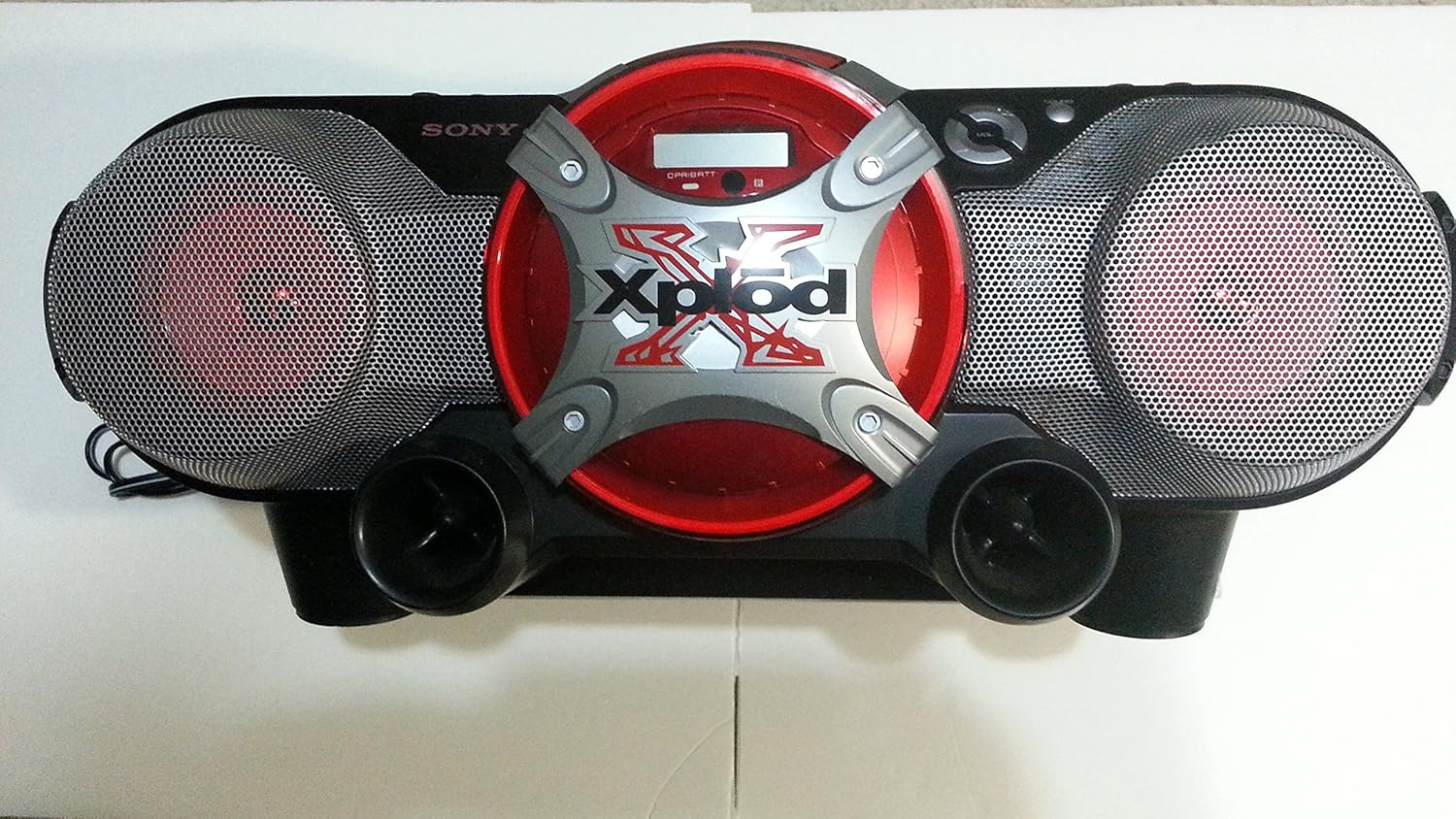 Sony CFDG505 Radio Cassette Recorder Boombox (Black)