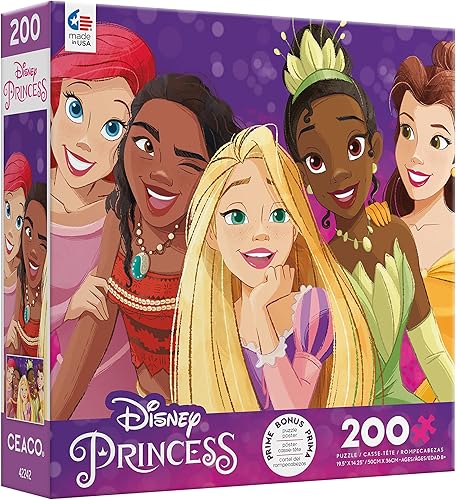 Miniatura 3 de Ceaco - Disney Friends - Princess Party - Rompecabezas de 200 piezas de gran tamaño