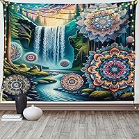 Vista 57 de Ambesonne Tapiz hawaiano, Costa Na Pali en la isla de Kauai en Hawái, día soleado, horizonte de montaña, colgante de pared para dormitorio, sala