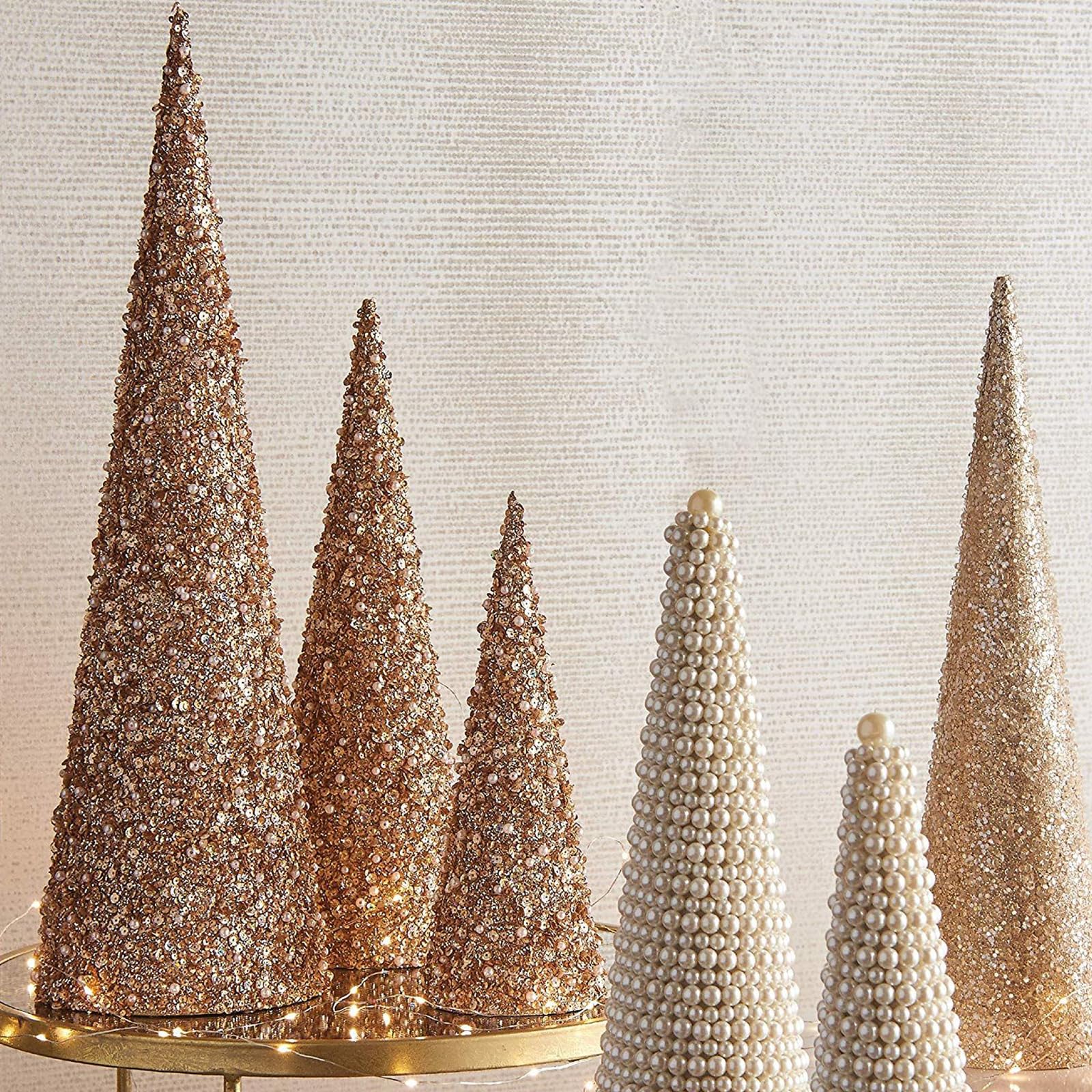 6 coni bianchi in schiuma per artigianato, 30,5 cm, coni in schiuma per albero di Natale per artigianato fai da te, gnomi natalizi fai da te, decorazioni natalizie bianche