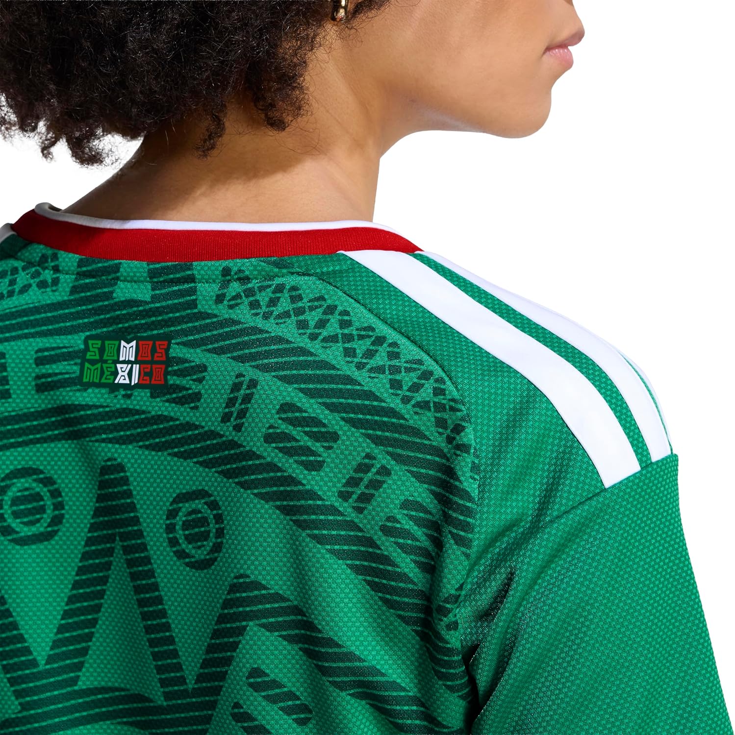 adidas Womens Mexico 2026 Home Rep Cropped Jersey