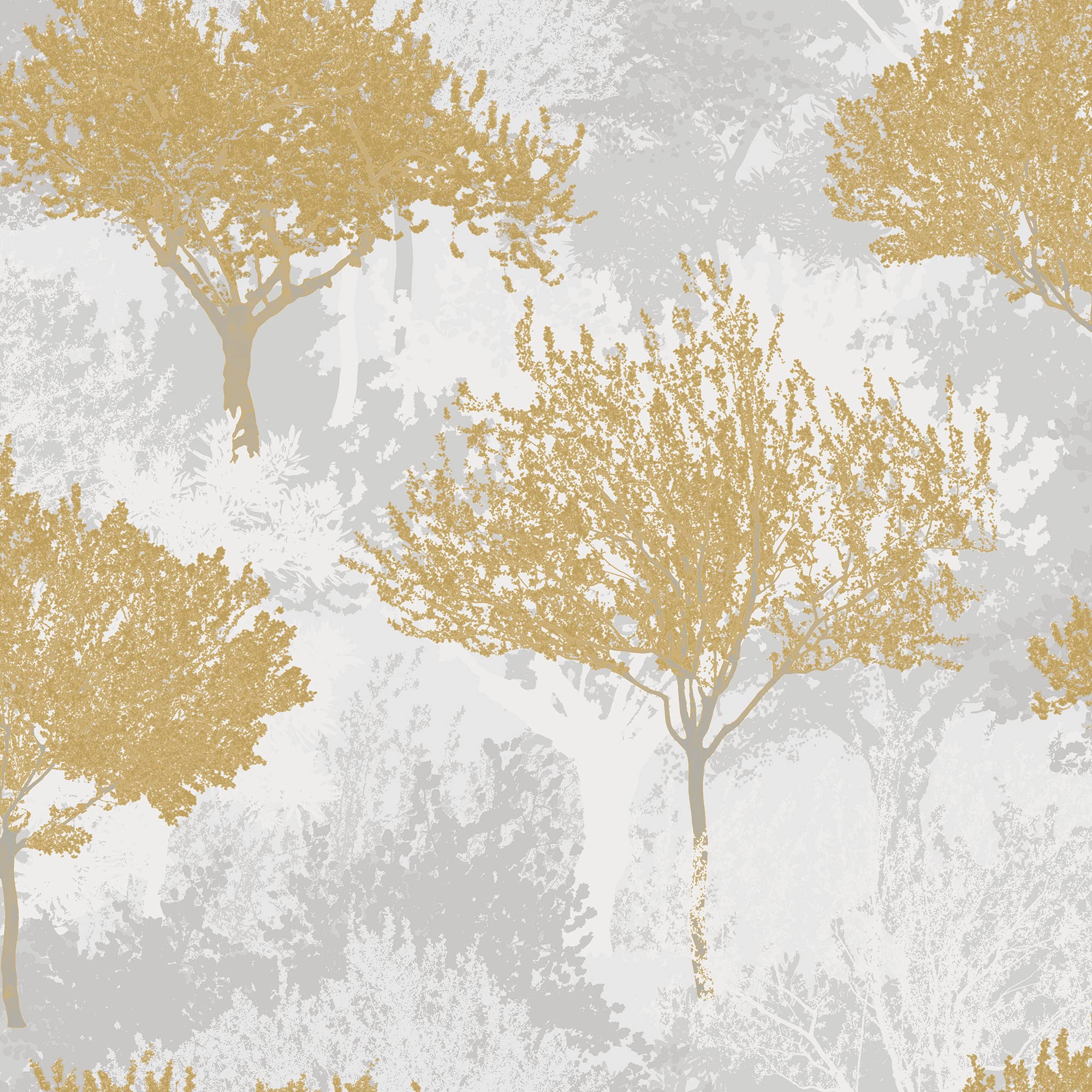 Superfresco Easy Birch Mustard Removable Wallpaper, Yellow, 1000cm Length x 52cm Wide