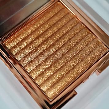 Gold Powder Highlighter Makeup Palette, Shimmer Glitter Shiny Contour Highlight Makeup Illuminator - Luminizer Contouring Palette Shimmery Finish Face & Body - Vegan & Cruelty-Free, Fierce Star