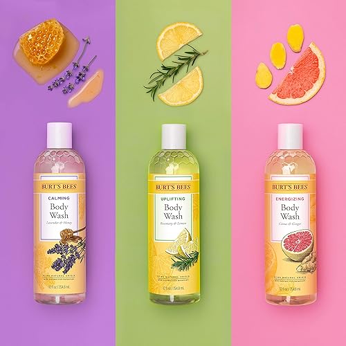 Miniatura 5 de Burts Bees Lavender  Honey Body Wash 12 onzas paquete de 3 el paquete puede variar
