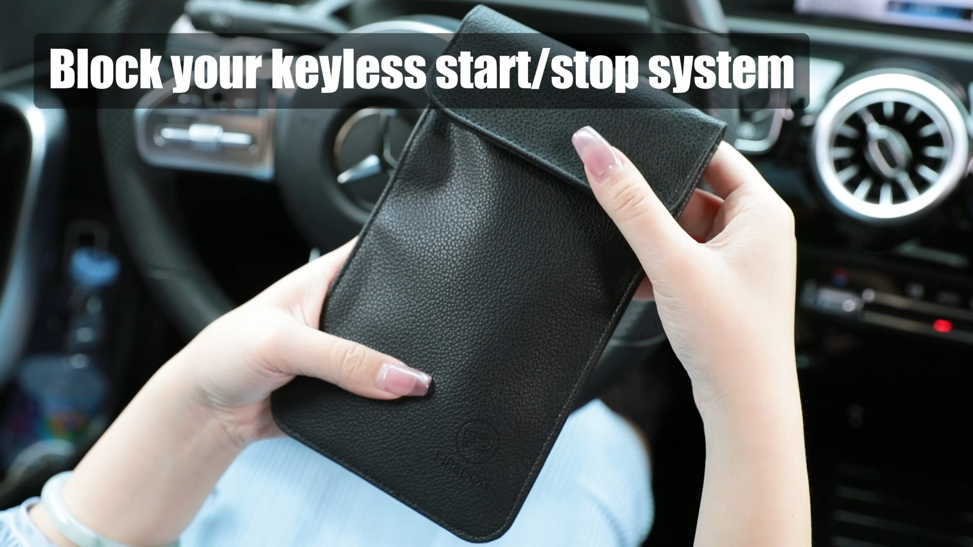 FIREDOG Faraday Pochette Pour Clés De Voiture Et Téléphone Portable, Sac De Blocage De Signal De Clé, Protection Antivol De Voiture, Téléphone Portable, RFID Et Blocage Du Signal D'entrée Sans Clé