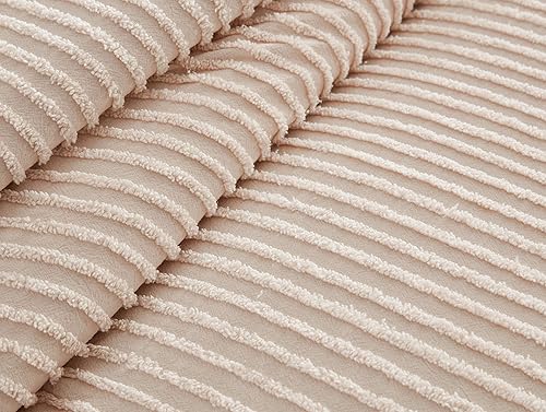 Miniatura 2 de Beatrice Home Fashions Colcha de chenilla Canal, King, color rubor